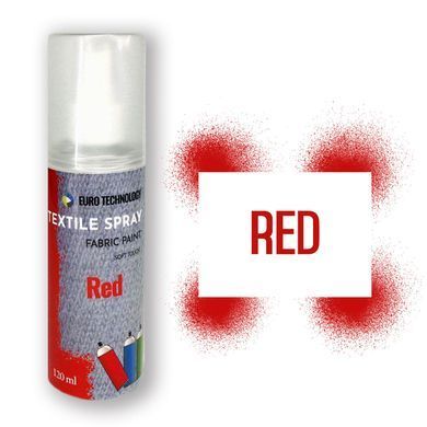 Спрей фарба для тканини «Red», 120 мл