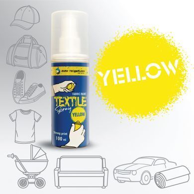 Спрей-краска для ткани &laquo;Yellow&raquo; 100 мл