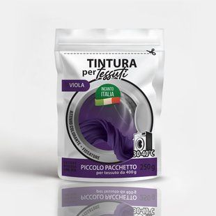Серія Incanto Italia &laquo;Viola&raquo; фіолетовий фарба-барвник для тканини, 250 г
