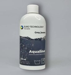 Cерия Aqualine «Grey jeans» серый джинс краска-краситель для ткани (жидкий концентрат), 210 мл