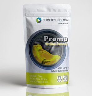 Серія Promo "Sicilian lemon" жовта низькотемпературна фарба-барвник, 30 г