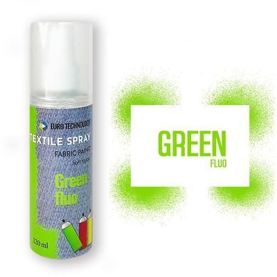 Спрей фарба для тканини &laquo;Green fluo&raquo;, 120 мл