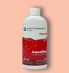Cерія Aqualine «True red» червоний фарба-барвник для тканини (рідкий концентрат), 210 мл