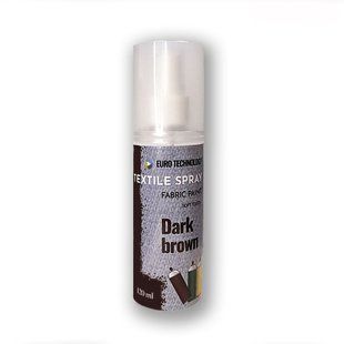 Спрей фарба для тканини &laquo;Dark brown&raquo;, 120 мл