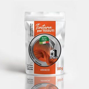 Серія Incanto Italia &laquo;Arancio&raquo; помаранчевий фарба-барвник для тканини, 300 г