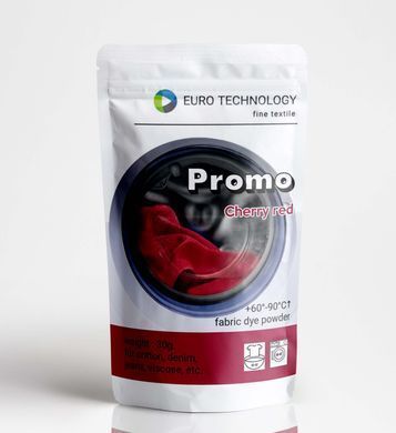Серія Promo "Cherry red" червона вишнева низькотемпературна фарба-барвник, 30 г