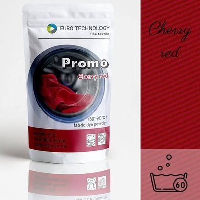 Серія Promo "Cherry red" червона вишнева низькотемпературна фарба-барвник, 30 г