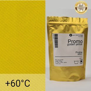 Серія Proline Promo "Golden yellow" золотисто-жовта низькотемпературна фарба-барвник - 150 г