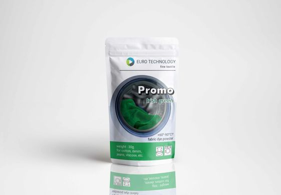 Серія Promo "Irish green" ірландська зелена низькотемпературна фарба-барвник