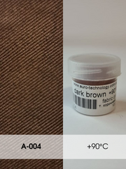 Темно-коричнева високотемпературна фарба-барвник для тканини, 15 г