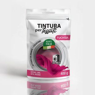 Серія Incanto italia &laquo;Fuchsia&raquo; фуксія фарба-барвник для тканини, 400 г