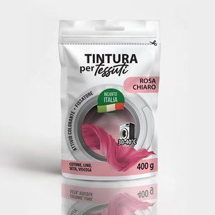 Серія Incanto Italia &laquo;Rosa chiaro&raquo; світлий рожевий фарба-барвник для тканини, 400 г