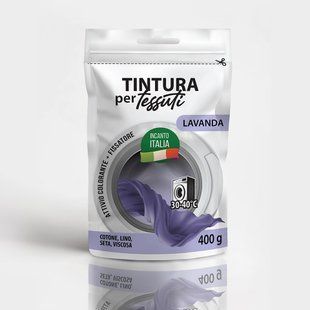 Серія Incanto Italia  &laquo;Lavanda&raquo; лавандовий фарба-барвник для тканини, 400 г