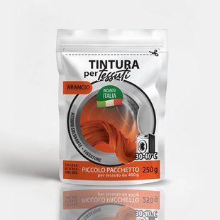 Серія Incanto Italia &laquo;Arancio&raquo; помаранчевий фарба-барвник для тканини, 250 г